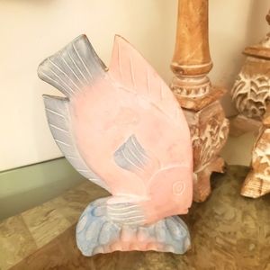 Hand Carved Angel Fish